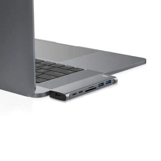 7-in-2 Dual Charging USB C Hub for MacBook
